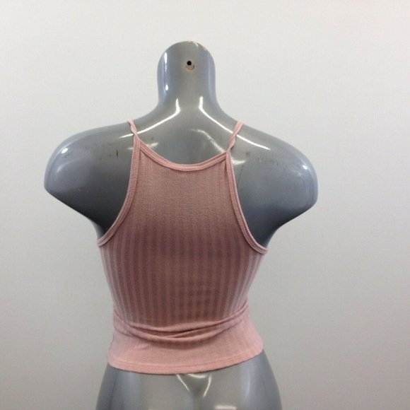 Urban Heritage Women's Fitted Cropped Sleeveless Top Size Medium Rayon Blend - Picture 3 of 6